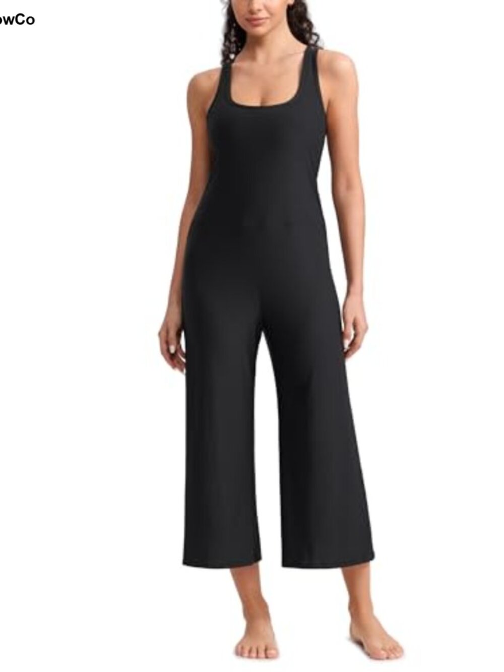 CRZ YOGA Cloudweight Racerback Jumpsuit Relaxed Fit Sleeveless